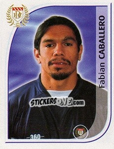 Figurina Fabian Caballero - Scottish Premier League 2002-2003 - Panini