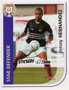 Figurina Jonay Hernandez - Scottish Premier League 2002-2003 - Panini