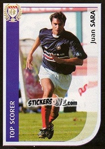 Figurina Juan Sara - Scottish Premier League 2002-2003 - Panini