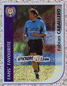Cromo Fabian Caballero - Scottish Premier League 2002-2003 - Panini