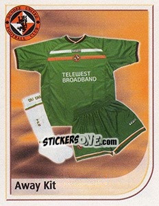 Figurina Away Kit - Scottish Premier League 2002-2003 - Panini