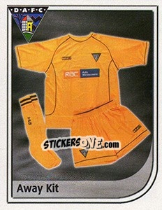 Cromo Away Kit - Scottish Premier League 2002-2003 - Panini