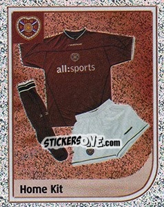 Cromo Home Kit - Scottish Premier League 2002-2003 - Panini