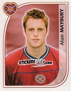 Cromo Alan Maybury - Scottish Premier League 2002-2003 - Panini