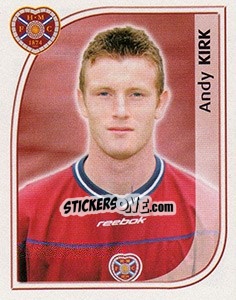 Cromo Andy Kirk - Scottish Premier League 2002-2003 - Panini