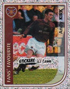 Sticker Andy Kirk - Scottish Premier League 2002-2003 - Panini