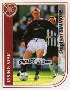 Figurina Stephen Simmons - Scottish Premier League 2002-2003 - Panini