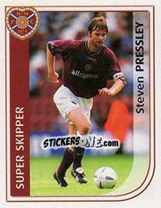 Cromo Steven Pressley - Scottish Premier League 2002-2003 - Panini