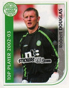 Sticker Robert Douglas (Celtic) - Scottish Premier League 2002-2003 - Panini