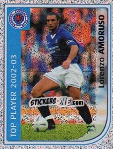 Sticker Lorenzo Amoruso (Rangers) - Scottish Premier League 2002-2003 - Panini