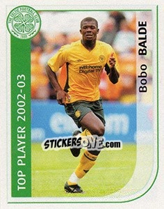 Sticker Bobo Balde (Celtic) - Scottish Premier League 2002-2003 - Panini