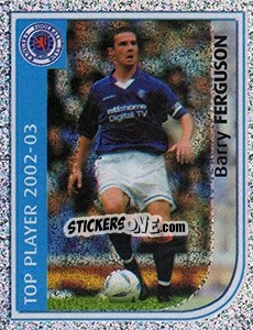 Cromo Barry Ferguson (Rangers) - Scottish Premier League 2002-2003 - Panini