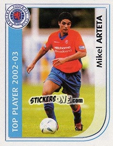 Sticker Mikel Arteta (Rangers) - Scottish Premier League 2002-2003 - Panini