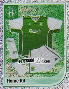 Sticker Home Kit - Scottish Premier League 2002-2003 - Panini