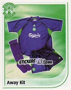 Cromo Away Kit - Scottish Premier League 2002-2003 - Panini