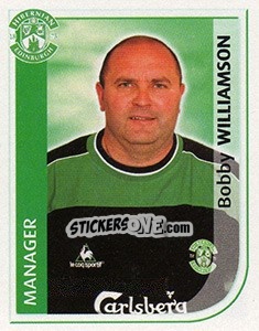 Figurina Bobby Williamson - Scottish Premier League 2002-2003 - Panini