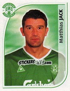 Sticker Matthias Jack - Scottish Premier League 2002-2003 - Panini
