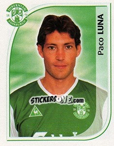 Cromo Paco Luna - Scottish Premier League 2002-2003 - Panini