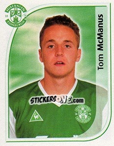 Sticker Tom McManus - Scottish Premier League 2002-2003 - Panini