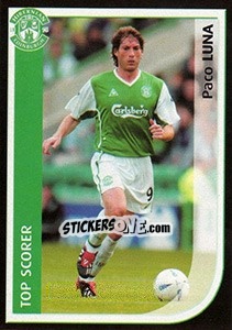Sticker Paco Luna - Scottish Premier League 2002-2003 - Panini