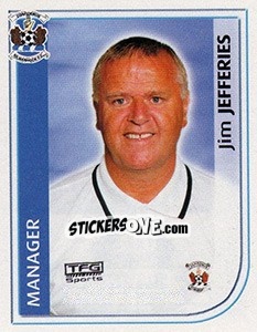 Sticker Jim Jeffries - Scottish Premier League 2002-2003 - Panini