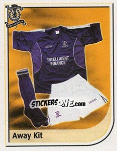 Figurina Away Kit - Scottish Premier League 2002-2003 - Panini