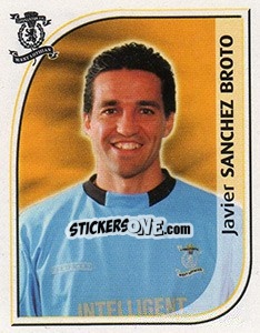 Sticker Javier Sanchez Broto - Scottish Premier League 2002-2003 - Panini