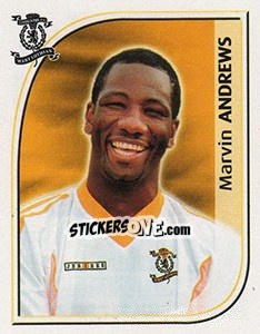 Sticker Marvin Andrews - Scottish Premier League 2002-2003 - Panini