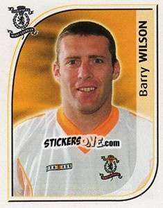 Sticker Barry Wilson - Scottish Premier League 2002-2003 - Panini