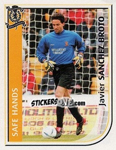 Sticker Javier Sanchez Broto - Scottish Premier League 2002-2003 - Panini