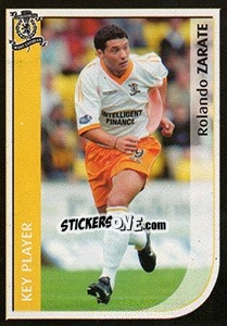 Sticker Rolando Zarate - Scottish Premier League 2002-2003 - Panini