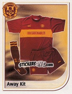 Sticker Away Kit - Scottish Premier League 2002-2003 - Panini