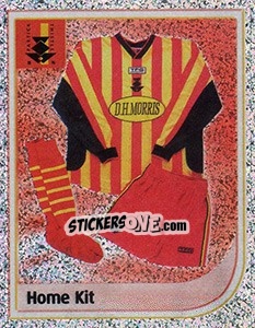 Sticker Home Kit - Scottish Premier League 2002-2003 - Panini