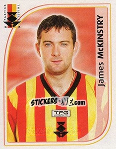 Sticker James McKinstry - Scottish Premier League 2002-2003 - Panini
