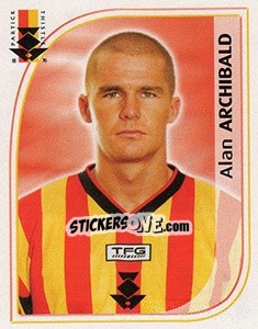 Sticker Alan Archibald - Scottish Premier League 2002-2003 - Panini