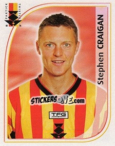 Sticker Stephen Craigan - Scottish Premier League 2002-2003 - Panini