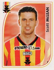 Figurina Scott McLean - Scottish Premier League 2002-2003 - Panini