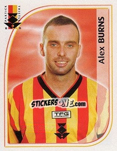 Cromo Alex Burns - Scottish Premier League 2002-2003 - Panini