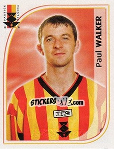 Sticker Paul Walker - Scottish Premier League 2002-2003 - Panini