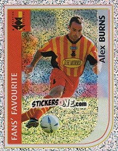 Sticker Alex Burns - Scottish Premier League 2002-2003 - Panini