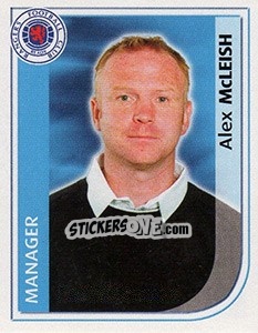 Cromo Alex McLeish - Scottish Premier League 2002-2003 - Panini