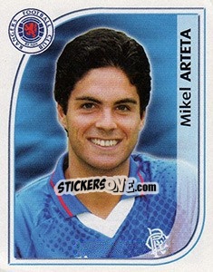 Cromo Mikel Arteta - Scottish Premier League 2002-2003 - Panini