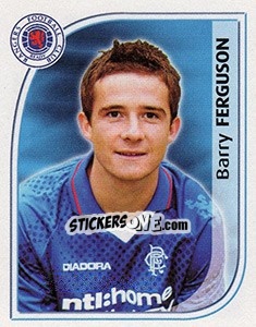 Sticker Barry Ferguson - Scottish Premier League 2002-2003 n. 381 - Panini