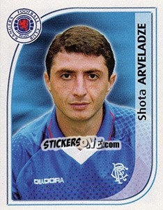 Sticker Shota Arveladze - Scottish Premier League 2002-2003 - Panini