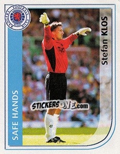Sticker Stefan Klos - Scottish Premier League 2002-2003 - Panini