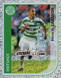 Sticker Henrik Larsson (Celtic) - Scottish Premier League 2002-2003 - Panini