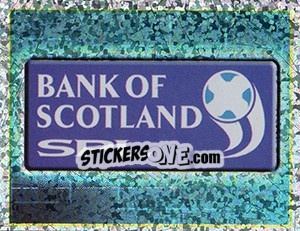 Sticker SPL Bank of Scotland Logo - Scottish Premier League 2001-2002 - Panini