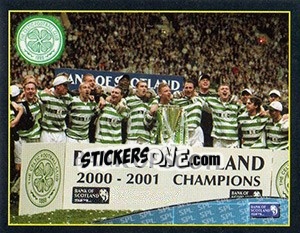 Cromo Celtic Champion 2000-01