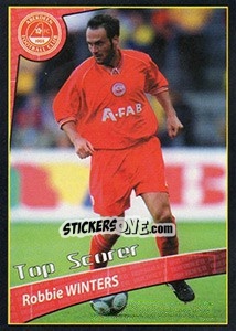Sticker Robbie Winters (Top scorer) - Scottish Premier League 2001-2002 - Panini