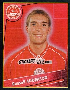 Sticker Russell Anderson - Scottish Premier League 2001-2002 n. 14 - Panini